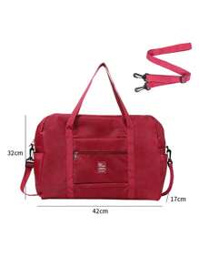 Fashionable Travel Handbag, Large Capacity Foldable Shoulder Bag, Backpack, School/Study Supplies Bag - Multicolor - View 10