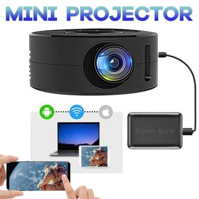 **"Bright Mini Projector: Enjoy Stunning 1080P HD Movies Anywhere - Compact & Lightweight Design For Travel Lovers & Family Fun!"**