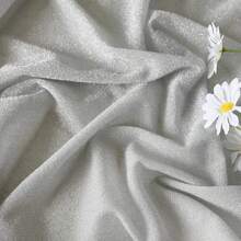 1 件奢华闪光星空金属纱针织弹力飘逸面料，闪亮银河纺织品适用于舞台服装、婚礼装饰、摄影背景 - 彩色 - 查看 6