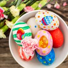 128pcs/8 Sheets Easter Egg Stickers - Cute Easter Eggs, Rabbits, Carrots Self-Adhesive Labels Stickers For Decorating Party Gifts, Easter Snacks, Gift Bags, Cards, Envelopes, Holiday Baskets