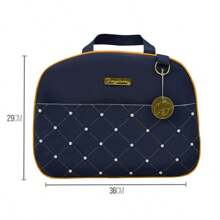 Complete Maternity Bag Kit: Changing Mat, Thermal Bottle Holder, Changing Mat, Backpack, Document Holder - Navy Blue - View 2