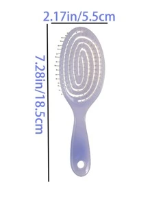 每个人都喜欢这款梳子，它具有可爱精致的镂空设计。它是完美的情人节礼物。它配有头皮按摩功能，可用于干发和湿发。它能有效梳理头发，使头发顺滑无结。其紧凑的尺寸确保了便携性，让您轻松随身携带。 - 彩色 - 查看 35