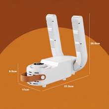 Secador zapatos colgable portátil, diseño plegable,, interruptor de botón giratorio, con función temporizador - Tipo de Enchufe A USA (110-127V) - Ver 7