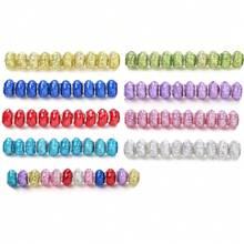 20 件 Y2K 风格大孔树脂珠 Panjia 设计 DIY 手链珠宝制作用品
