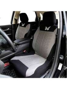 Bộ đầy đủ vỏ bọc ghế ô tô thêu họa tiết bướm đỏ phổ thông - Chất lượng cao cấp, chống thấm nước, bền, dễ lắp đặt và phụ kiện ô tô thời trang cho ô tô, xe tải và xe SUV - Một cỡ - Xem 10