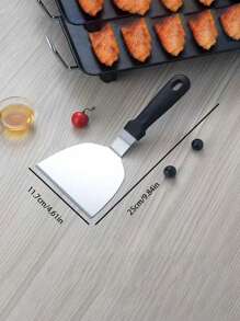Espátula para bistec de acero inoxidable para barbacoa, tenazas para parrilla Hibachi y tortitas, pala gruesa para servir pizza - Herramientas de cocina - Multicolor - Ver 22