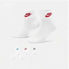 Nike Gói 3 chiếc vớ cổ trung bình Unisex giảm giá, UK EVERYDAY ESSENTIAL AN, DX5074-911 - màu đen - Xem 1