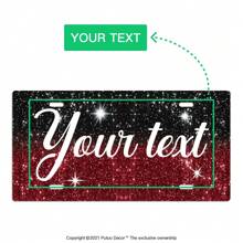 Putuo Decor 1pc Custom Vintage Metal Tin Signs License Plate, Your Text, Personalized Plaque Wall Art Decoration For Home Farmhouse Living Room Bar Pub Club, Gift Gifts Birthday Graduation Home Decor Christmas Decorations Room Decor Christmas