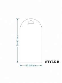 Thiệp mời cưới bằng acrylic trong suốt, kích thước 3.5x1.8 inch, tùy chỉnh, thẻ tên treo DIY, thiệp trang trí cổng cưới bằng acrylic, thiệp trống DIY cho ngày Valentine, thiệp trống cho tiệc tùng, đa chức năng, chống nấm mốc, trang trí, tinh tế, thời trang, chất lượng cao, dễ thương, hiện đại, cổ điển, tùy chỉnh, độc đáo, cá nhân hóa, quà tặng lý tưởng cho nam, quà tặng lý tưởng cho nữ - Nhiều màu - Xem 5