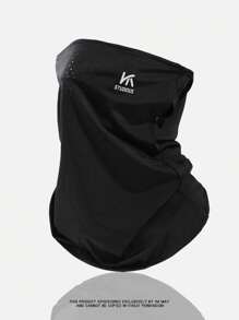 1 件男女通用挂耳式防晒面罩颈套，适用于骑行、徒步等户外活动滑雪面罩 - 掛耳式戴透氣孔遮陽面罩 - 查看 6