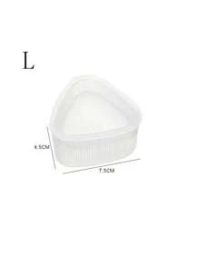 2Pcs Kitchen Accessories Sushi Mould Triangle Mould Sushi Machine Mould Sushi Tool Onigiri Rice Ball Bento Machine Mould - Clear - View 8