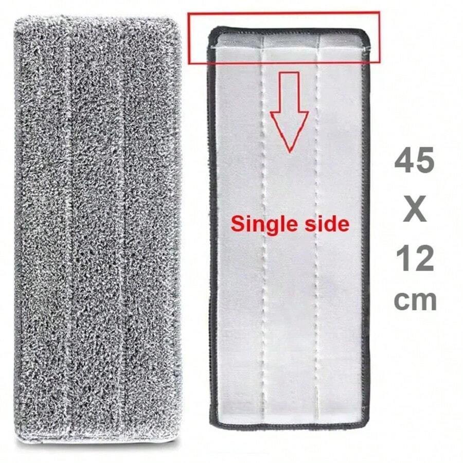 Replace The Microfiber Mop Head, Replacement Head, Floor Cleaning Cloth, Pads, Flat Squeeze Hands-Free Wringing Tools For Home And Kitchen - 45X12cm單邊 - 查看 1