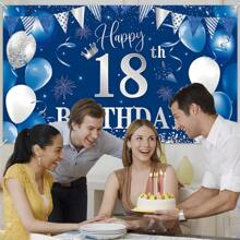 AFYPRTY 1pc 210*150cm 18th Birthday Party Background Cloth Party Decoration Green Backdrops Photography Props Anniversary Birthday Party Decoration Supplies,Christmas