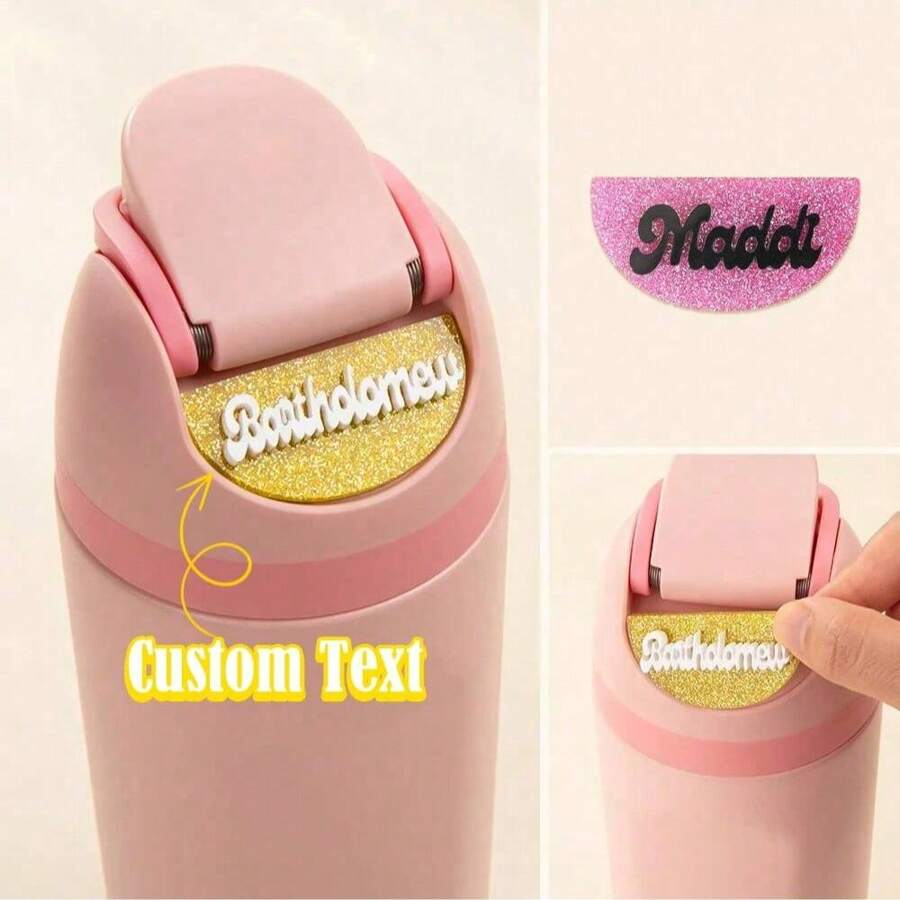 1 Thẻ ống hút bình nước Avana tùy chỉnh, dung tích 24/32/40oz, Nhãn cốc sáng bóng cá nhân hóa, phù hợp với đồ uống thể thao Avana, phụ kiện giải trí ngoài trời - Thích hợp làm quà tặng Giáng sinh! - Nhiều màu - Xem 1