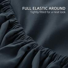 Farfallarossa 纯色床单套装，3/4 件，包括床单、床笠和 1/2 个枕套，采用柔软拉绒超细纤维面料制成，亲肤舒适，防缩水，防褪色，易于护理。 - 藍色 - 查看 5