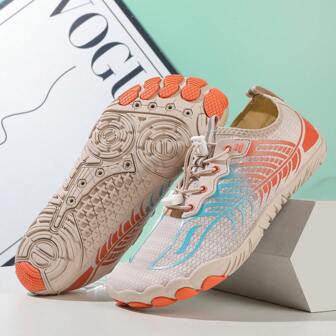 1 双女式弹力快干水鞋 - 花卉图案面料 - 轻便舒适 - 适合瑜伽、健身、游泳、溪流徒步、钓鱼、冲浪、多功能水上运动鞋