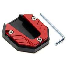 Motorcycle Side Stand Pad: Anti-Slip Motorcycle Side Stand Extension Plate, Motorcycle Accessories Enlarged Side Kick Stand Non-Slip Pad,Side Stand Extension Pad Motorcycle Bike Kickstand Extender Foot Side Stand Extension Pad Support Plate Anti-Skid Enlarged Base