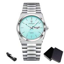 Luxury Sport Man Watch Military Waterproof Luminous Date Week Men Watch Stainless Steel Quartz Men's Watches Male Clock
