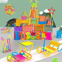 200pcs STEM Magic Wand Building Block Set - Teens Educational Construction Toy, Unleash Kids Imagination, Engineering Kit, Multicolor & Shapes, Perfect Gift For Birthday & Holidays