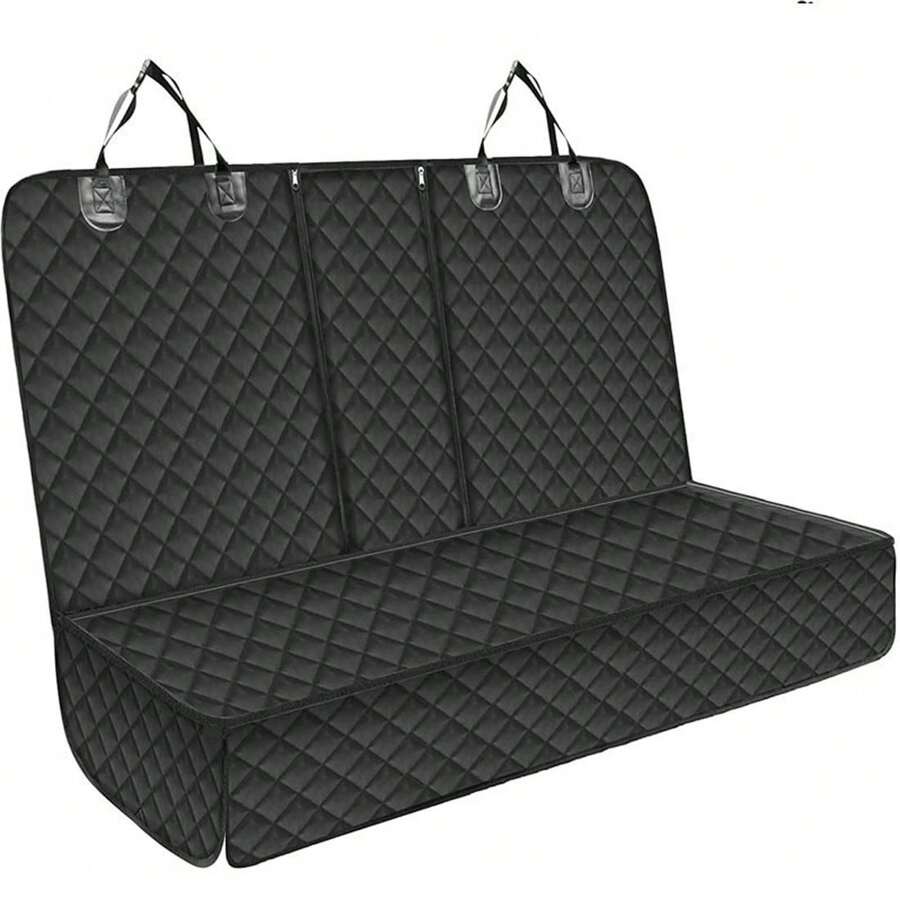 Car Rear Back Seat Cover Pet Dog Protector Mat Non-Slip Waterproof Seat Cushion - Black - View 1