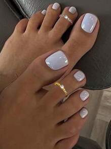 1 Piece Of 925 Sterling Silver Wave Toe Ring, Beach Toe Ring, Suitable For Girls' Daily Wear And Daily Outfits, And An Excellent Gift For Girlfriends, Mothers, And Sisters. - Foot Ring - View 6