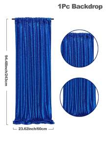 1 pièce Rideau de fond en sequins or/argent, plusieurs couleurs, décoration de fond de fête, rideaux de fond de mariage, décoration de mariage, décoration de baby shower, décoration de révélation de genre, décoration de fête d'anniversaire, pour studio de photographie, décoration de fond photo