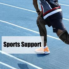 1 Manica compressiva lunga per ginocchio con compressione totale della gamba e supporto per il ginocchio, adatta per uomini e donne, basket, ciclismo, calcio, corsa, accessori palestra, ginocchiere sportive, ginocchiere da palestra