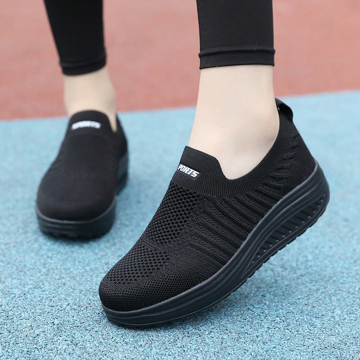 Nuevos zapatos casuales de estilo deslizante, zapatos deportivos cómodos y ligeros para ir y venir, zapatos versátiles y cómodos de bajo empeine pa