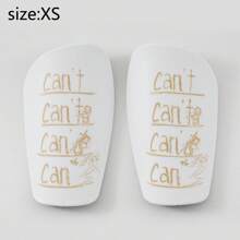 1 par de espinilleras mini de fútbol, material grueso de PET, adecuado para todas las edades y temporadas, accesorios de gimnasio - Multicolor - Ver 14