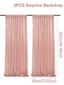 1 pièce Rideau de fond en sequins or/argent, plusieurs couleurs, décoration de fond de fête, rideaux de fond de mariage, décoration de mariage, décoration de baby shower, décoration de révélation de genre, décoration de fête d'anniversaire, pour studio de photographie, décoration de fond photo
