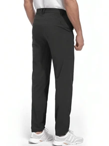 SANOPY Mens Golf Pants Stretch Work Dress Pants  Quick Dry Lightweight Casual Comfy Trousers With Pockets - màu đen - Xem 8
