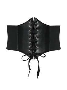 1/2pcs Women Waist Cincher, Solid Color Elastic Waist Belt, Waist Trainer For Daily Wear, Cosplay, Party, Event (25.6in-27.6in) Halloween Costume - Multicolor - View 7