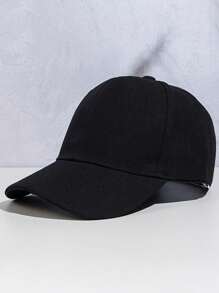 1pc Unisex Solid Color Simple Classic Casual Baseball Cap, Suitable For Outdoor Activities And Casual Parties