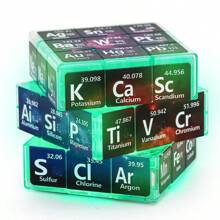 3x3x3 Chemical Element Magic Cube, Creative Puzzle Toy, Suitable For Students And Adults, Learning Supplies, Back To School Essential
