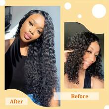 20 件深波浪胶带真人接发，100% 马来西亚雷米头发，自然黑色，皮肤纬纱，头发更长、更浓密 - 适合所有种族 - Natural Black - 查看 9