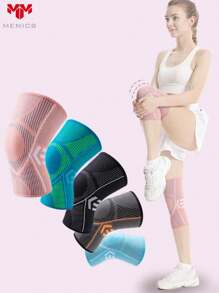 2 Pieces Nylon Anti-Slip Knee Pads | Breathable Compression For Cycling, Running, Fitness, Men & Women