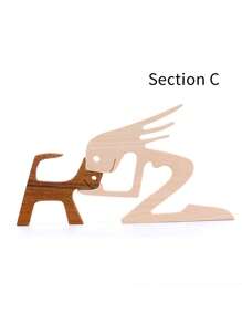 1 件定制小狗家庭装饰木制装饰品，北欧风格家居装饰，礼物