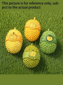 1 pieza Pelota de estrés de liberación de presión en forma de fruta de rambután creativa e irrompible