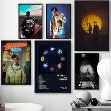 1pc Saiko Singer Sakura Poster In Trang chủ Phòng khách Phòng ngủ Lối vào Quán bar Quán cà phê Nghệ thuật Tranh Trang trí Không có Khung - Nhiều màu - Xem 5