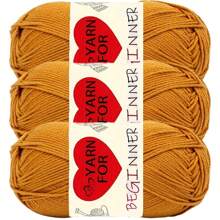 3pcs Soft & Comfortable 100% Acrylic Yarn Skeins - 3x 50g Assorted Colors, For Knitting, Crochet And Crafts, High Twist Spun