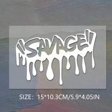 Savage "Stickers, Car Stickers, Vinyl Stickers - Suitable For Cars, Trucks, Walls, Laptops, Windows, Motorcycles, Bumpers Or Crafts - one-size - View 12
