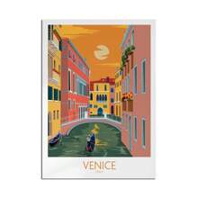 1 pieza Pintura de lienzo La Dolce Vita y Vintage Spritz Positano Italia sin marco para decoración de habitación de invitados y como regalo
