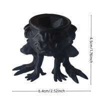 D20 Demon 铁锅架骰子架，粉丝必备装饰品！兼容 D20 骰子，非常适合桌面游戏，理想的礼物选择（仅支架，不含骰子）