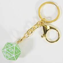 Pendant Dice Keychain, Creative D20 Dice Charm Keyring Lucky Gift For Hanging Accessories - D20 Pattern Keychain - View 16