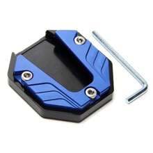 Motorcycle Side Stand Pad: Anti-Slip Motorcycle Side Stand Extension Plate, Motorcycle Accessories Enlarged Side Kick Stand Non-Slip Pad,Side Stand Extension Pad Motorcycle Bike Kickstand Extender Foot Side Stand Extension Pad Support Plate Anti-Skid Enlarged Base