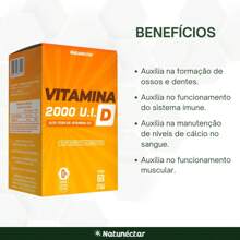 Natunectar KIT 2 Vitamin D - 500mg 60 Capsules Ergocalciferol, Calciferol 2,000 - 其他 - 查看 2