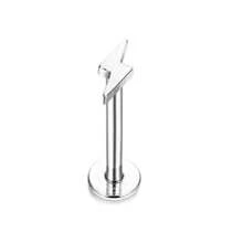 1pc Piercing Jewelry For Women Men 16G 6MM 8MM Helix Cartilage Conch Earring Stud Stainless Steel Internally Threaded Medusa Lip Monroe Ring Labret Nose Stud Set