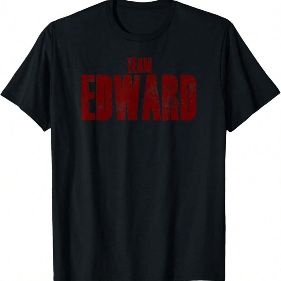 Funny Team Edward T-Shirt - 黑色 - 查看 1