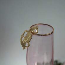 Etiquetas personalizadas de metal para copas de vino o cócteles con grabado por láser de nombre personalizado - Marcadores personalizados para identificar bebidas - Multicolor - Ver 7