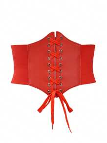 1/2pcs Women Waist Cincher, Solid Color Elastic Waist Belt, Waist Trainer For Daily Wear, Cosplay, Party, Event (25.6in-27.6in) Halloween Costume - Multicolor - View 11